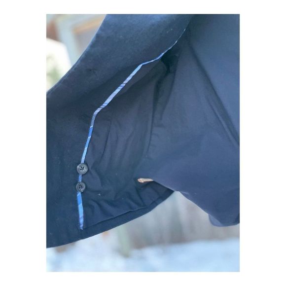 Baby Gap Navy Blue Linen Blend Blazer Sport Coat Sz 18/24M - Picture 2 of 13